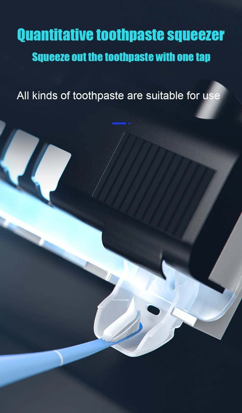 Automatic Toothpaste Dispenser with UV Sterilizer