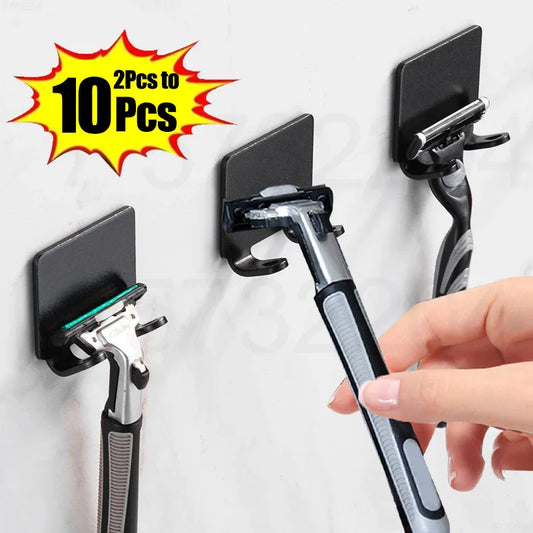 Multi-Function Shaving Razor Holder Wall Hook