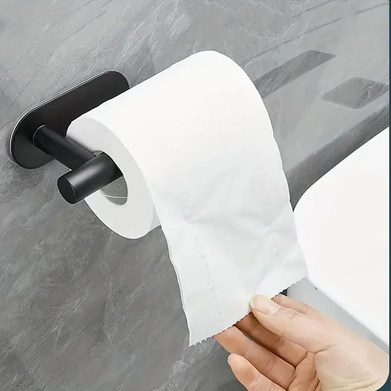 Self-Adhesive Stainless Steel Toilet Paper Stand