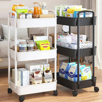 3-Tier Rolling Storage Cart